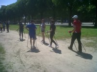 Gli alunni ascoltano le indicazioni dell'Istruttore