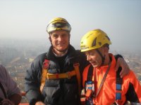 Sulla cupola – Cantiere Cupola di S.Andrea