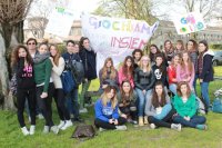 Foto di gruppo sul lungolago