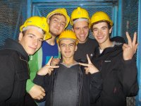 Alcuni degli alunni che hanno partecipato alla visita