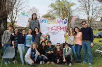 Foto di gruppo sul lungolago