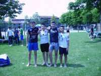 La squadra di beach volley allievi A (3° posto)