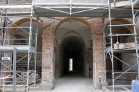 Uno scorcio del cantiere