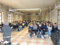 Un momento dell'intervento di Jacqueline Dalmonego 