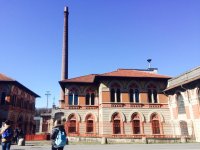 Vista del villaggio industriale