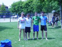 La squadra di beach volley juniores (2° posto)
