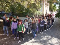 In gruppo per le vie di Szentendre - Ungheria