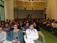 Gli alunni del corso C.A.T. durante l'incontro
