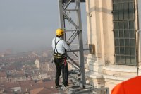 Lavoro in quota – Cantiere Cupola di S.Andrea