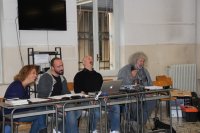 Lo spazio interno del Centro Culturale “G. Baratta”