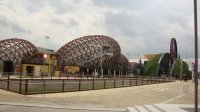 Lungo i viali dell'Expo