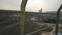 Panoramica cava Vezzola vista dall'impianto trattamento e lavorazione inerti