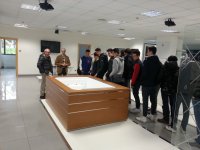 Un momento della visita