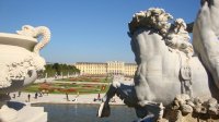 Vista dei giardini di Schönbrunn - Vienna