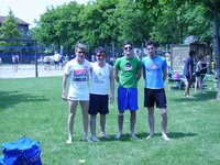 La squadra di beach volley juniores (2° posto)
