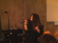 Elena Guerreschi in un momento della sua esibizione