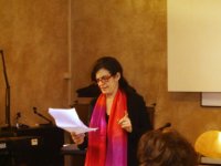 La prof.ssa Giovanna Maresta in un momento della lettura