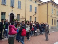 Un momento della visita