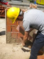 Realizzazione della muratura