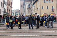 Gli alunni ascoltano le spiegazioni dell'Ing. Berto