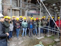 Gli alunni durante la visita