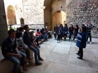 Un momento della visita