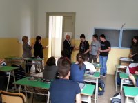 La consegna dell'attestato a Menegari Simone