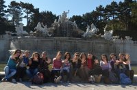 la classe 5CC nei giardini di Schönbrunn – Vienna