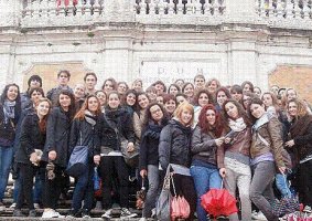 Le classi 4CA e 4CB del liceo delle scienze umane Isabella d’Este