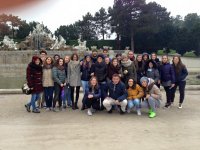 foto di gruppo (5AE 5BE)- Schonbrunn